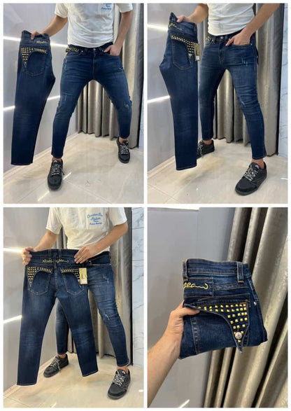 Robbin Jeans Blue Imported Designer Premium Denim