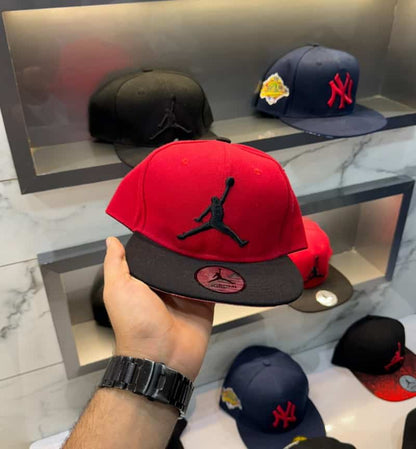 Michael Jordan Red Embroidery Logo Imported Cap