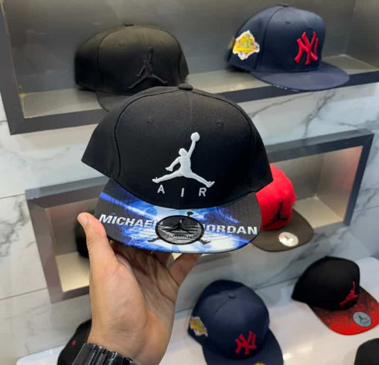 Michael Jordan Black Embroidery Logo Imported Cap