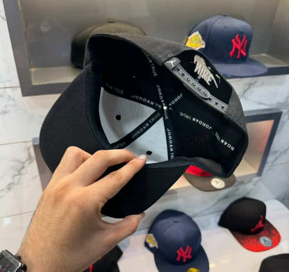 Michael Jordan Black Embroidery Logo Imported Cap