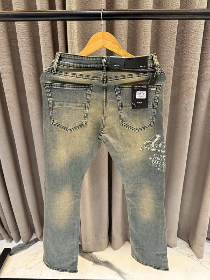 Amir_i Premium Imported Denim Yellowish