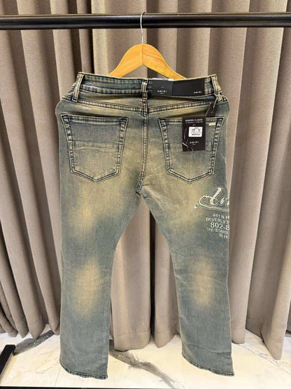Amir_i Premium Imported Denim Yellowish