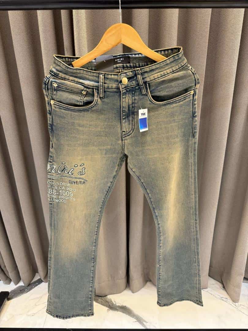 Amir_i Premium Imported Denim Yellowish