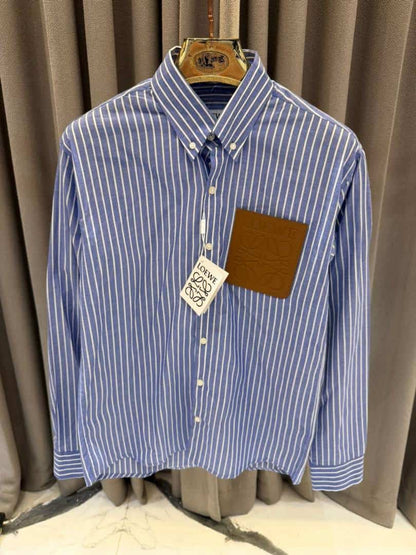 Loewe Chest Patch Premium Full Sleeves Shirt