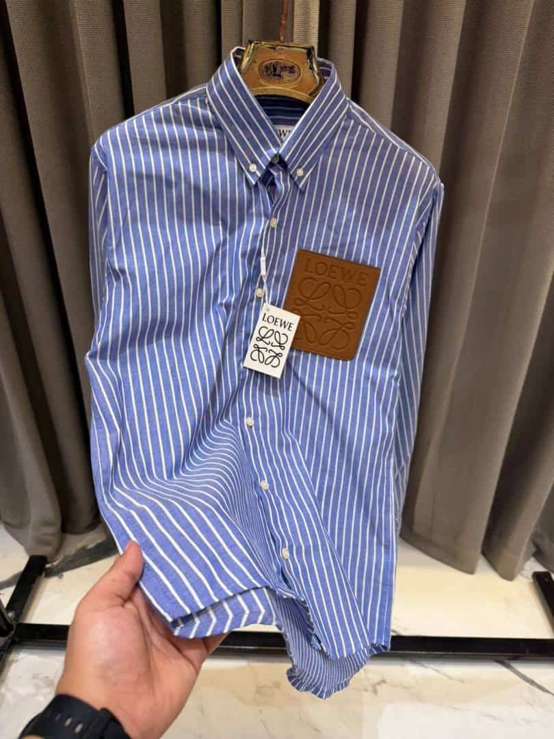 Loewe Chest Patch Premium Full Sleeves Shirt