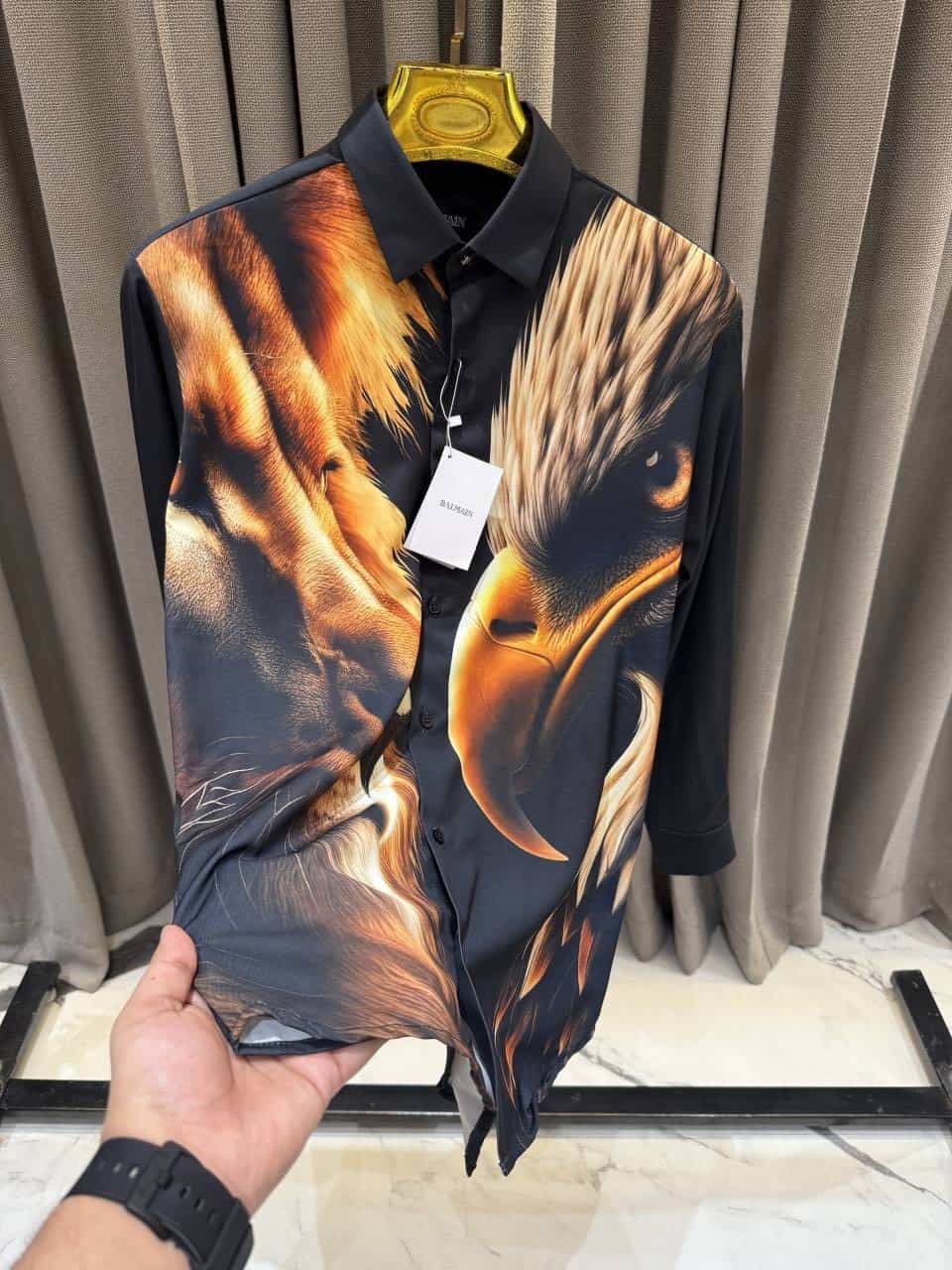 Balmai_n Eagle Printed Imported Shirt