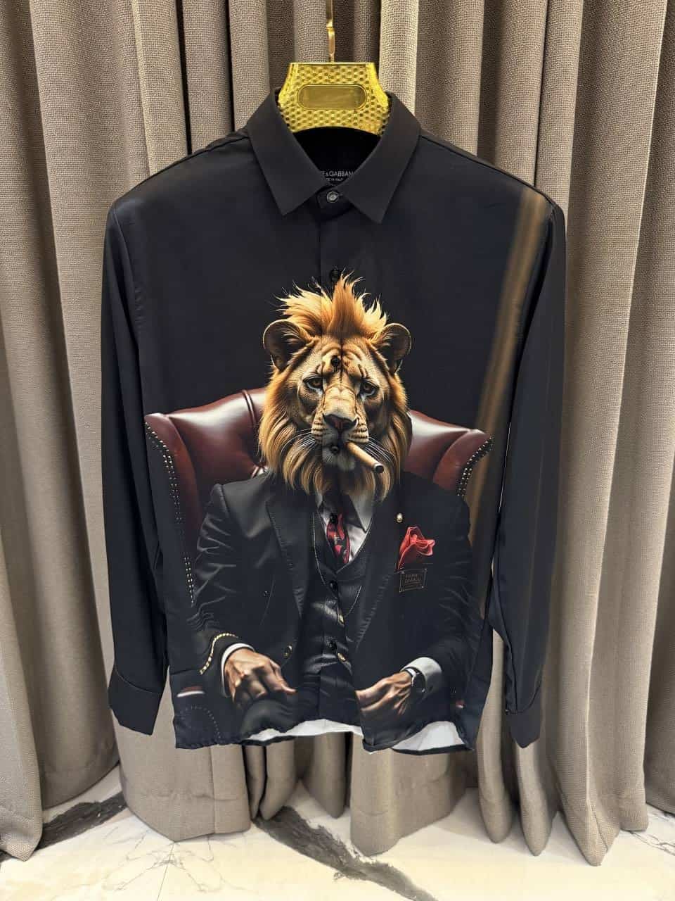 Dolce & Gabban_a Tiger Printed Imported Shirt