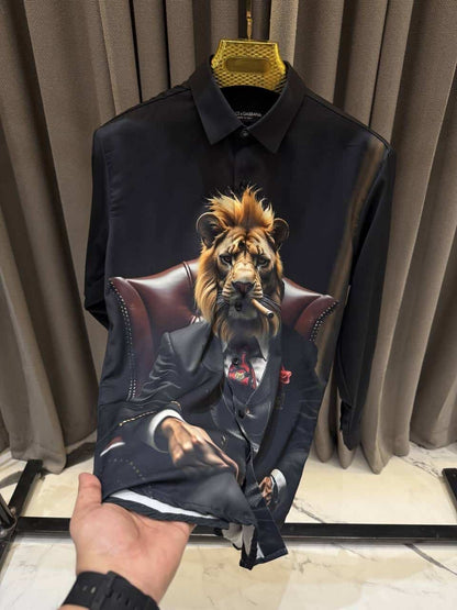 Dolce & Gabban_a Tiger Printed Imported Shirt