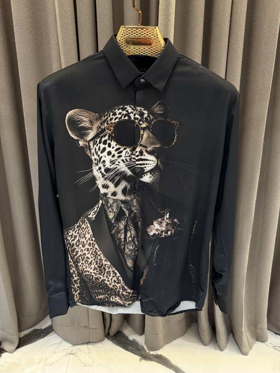 Gucc_i Imported Tiger Printed Imported Shirt