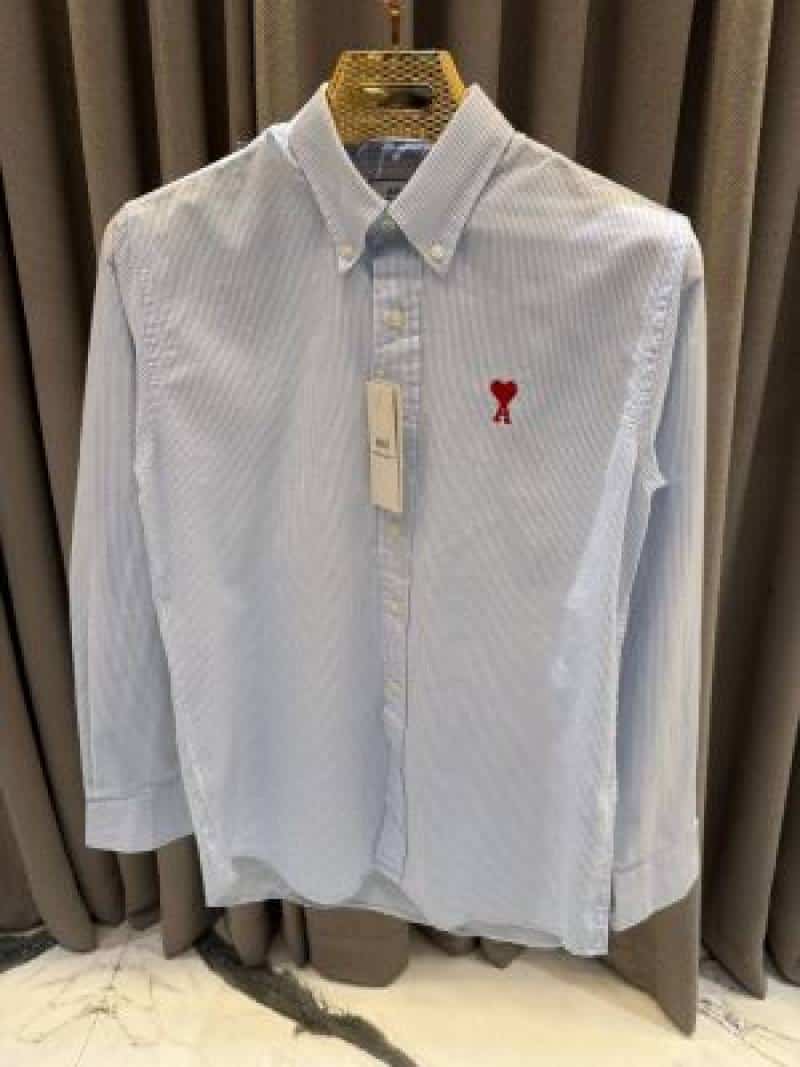 Ami_Paris Linning imported shirt sky