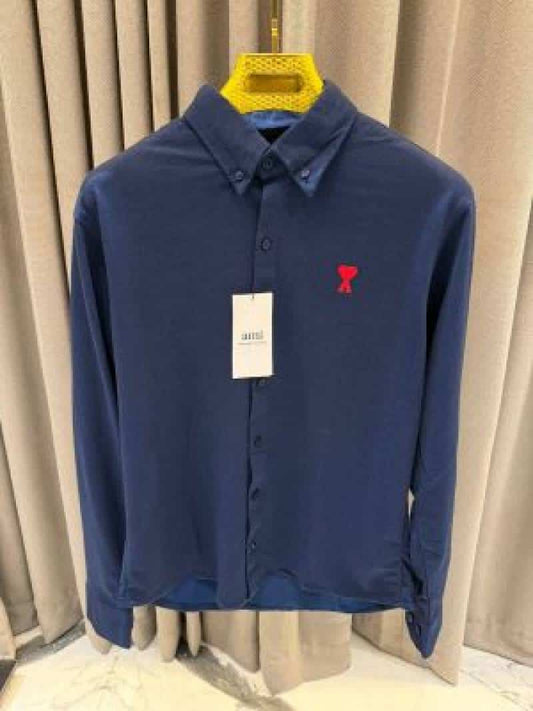 Ami_Paris imported shirt Nevy Blue