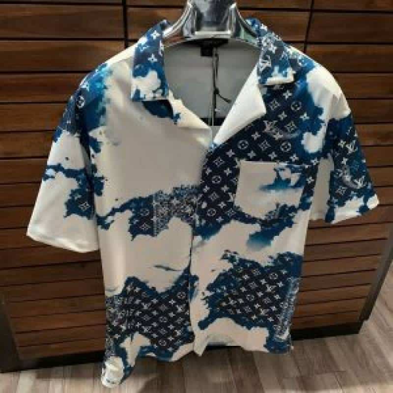 Louis_Vuitton half sleeves imported shirt