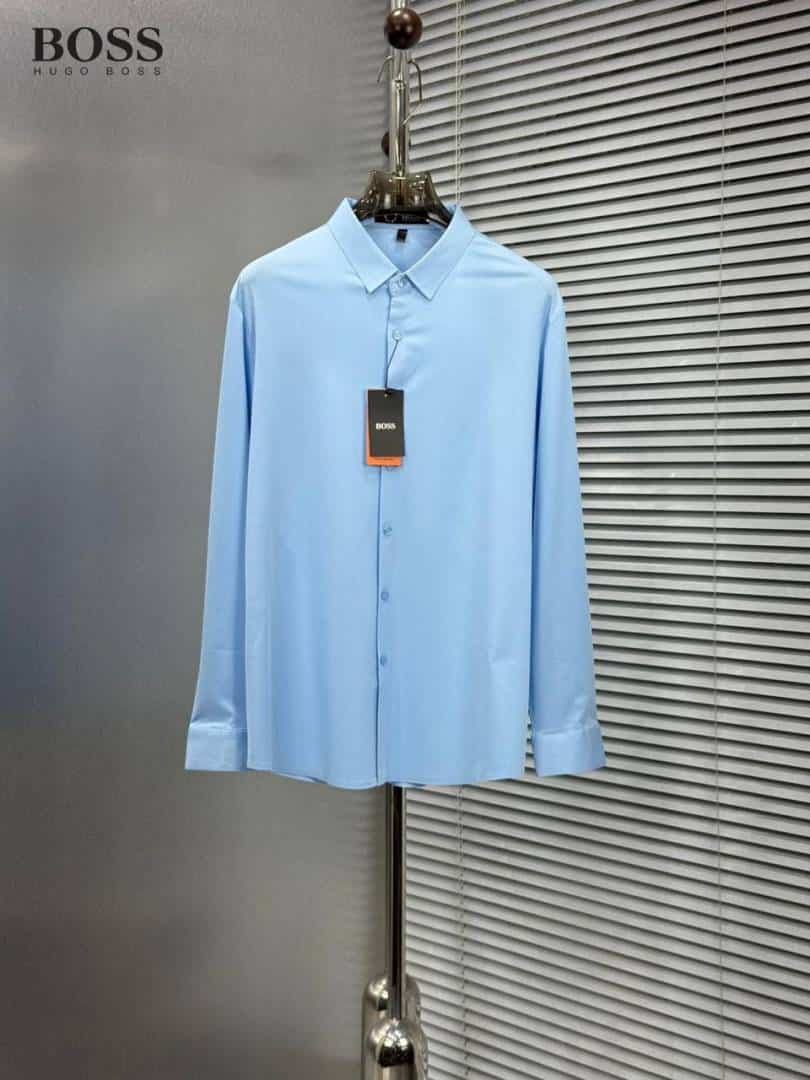 Hugo_Boss Full Sleeves Shirt Sky Blue
