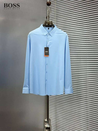 Hugo_Boss Full Sleeves Shirt Sky Blue