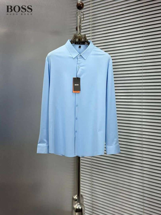 Hugo_Boss Full Sleeves Shirt Sky Blue