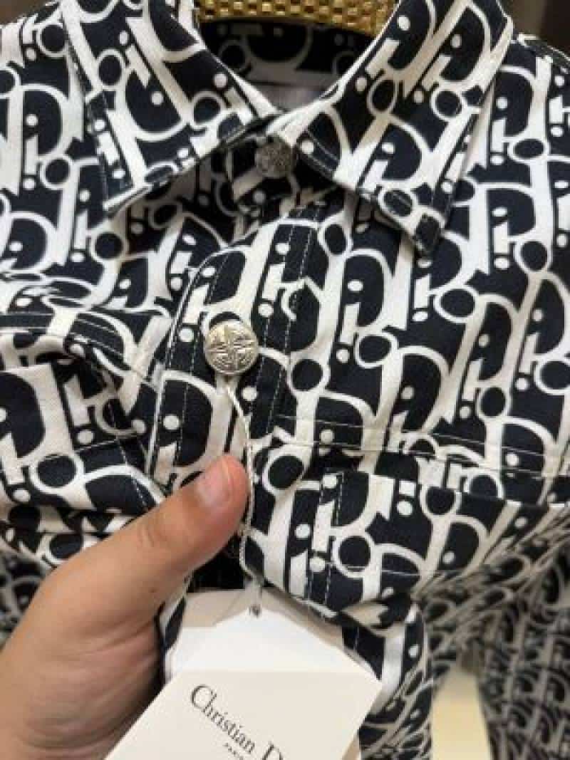 Christian Dio_r Imported Shacket Black