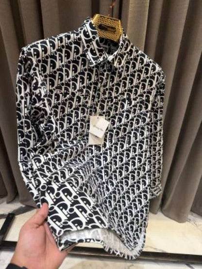 Christian Dio_r Imported Shacket Black