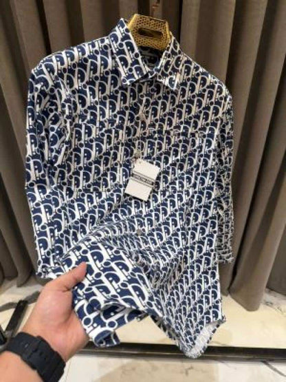 Christian Dio_r Imported Shacket Navy