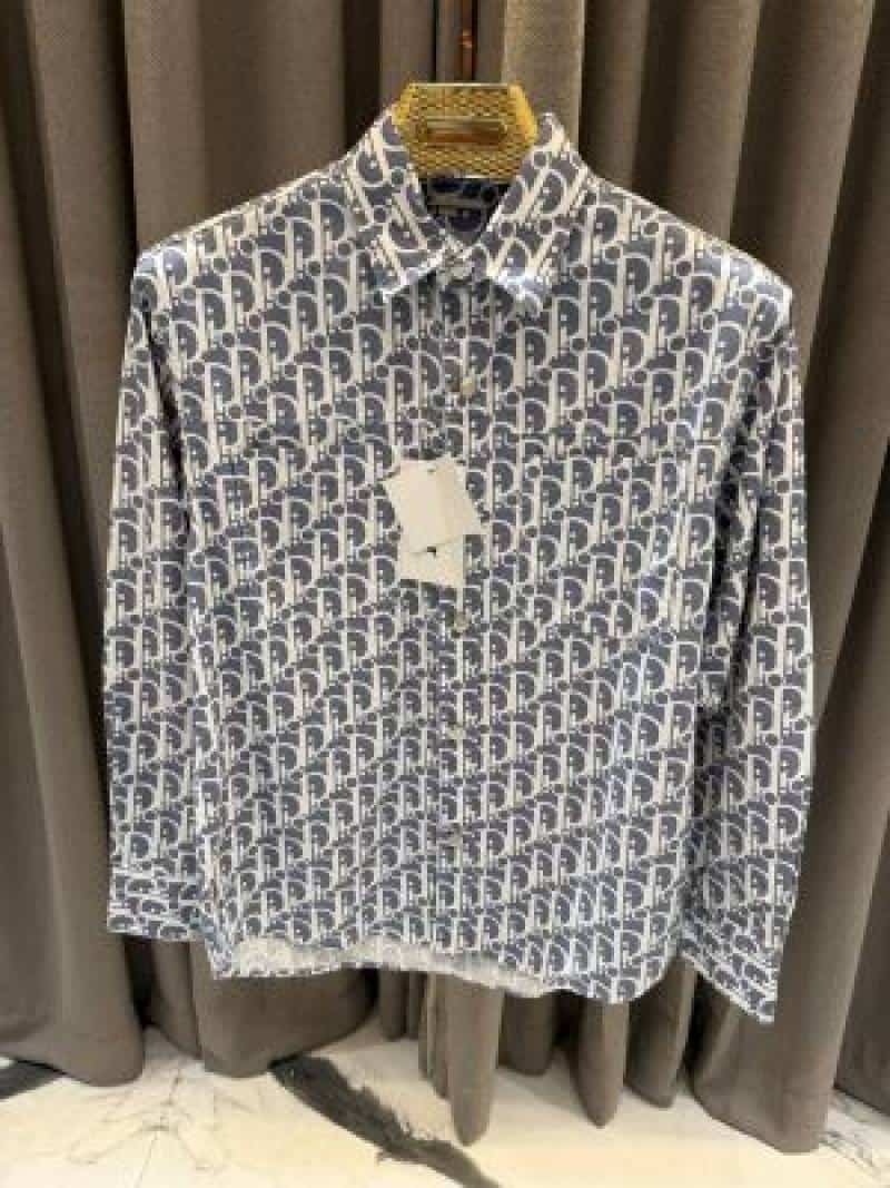 Christian Dio_r Imported Shacket Grey