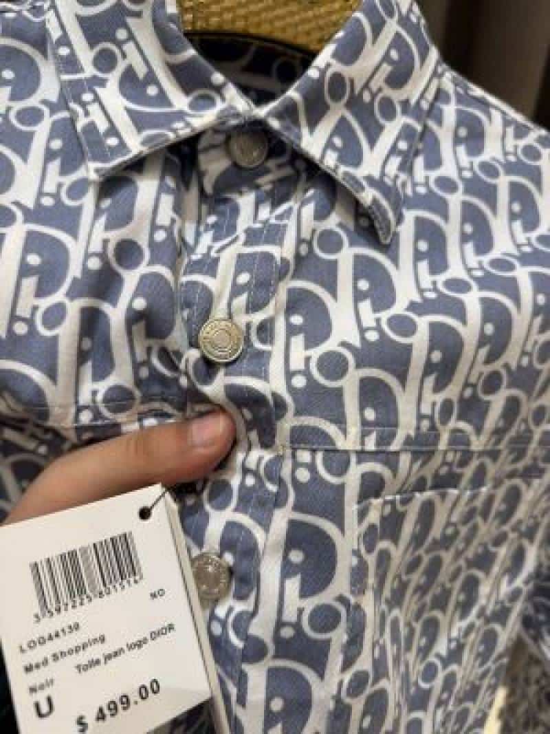 Christian Dio_r Imported Shacket Grey