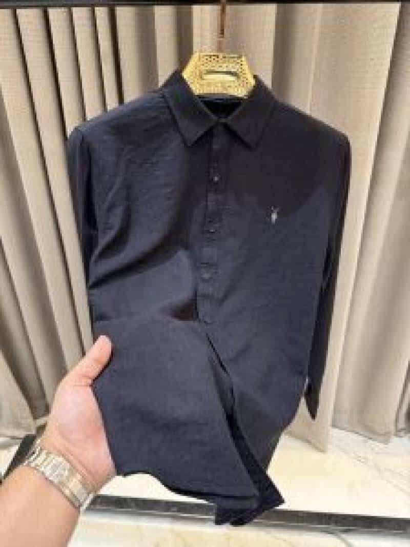 All Saints Full Sleeves Shirt Navy
