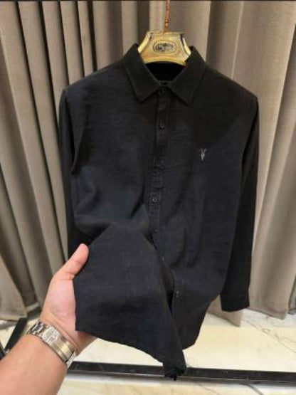 All Saints Full Sleeves Shirt Black