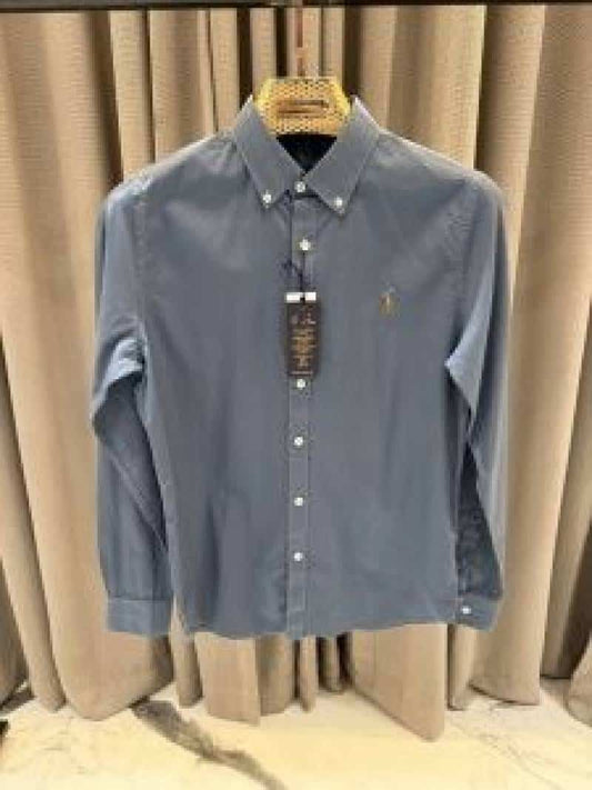 Ralph Laure_n Bluish Premium Oxford Shirt