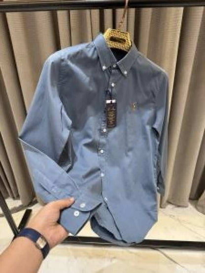 Ralph Laure_n Bluish Premium Oxford Shirt