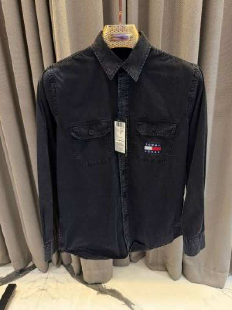 Tommy Hilfige_r Denim Shirt Black