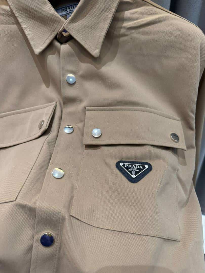 Prad_a Milano Shacket Beige