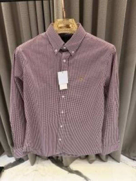 Ral ph Lauren chest logo imported shirt red