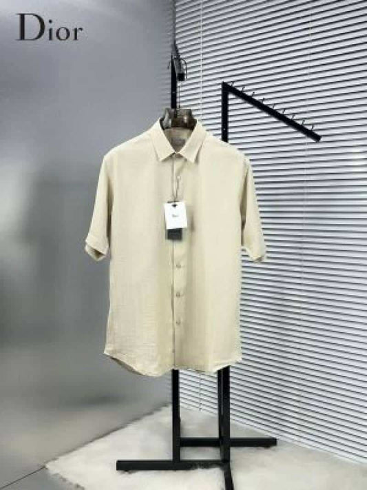 Christian Dio_r Box Pack Half Sleeves Shirt cream