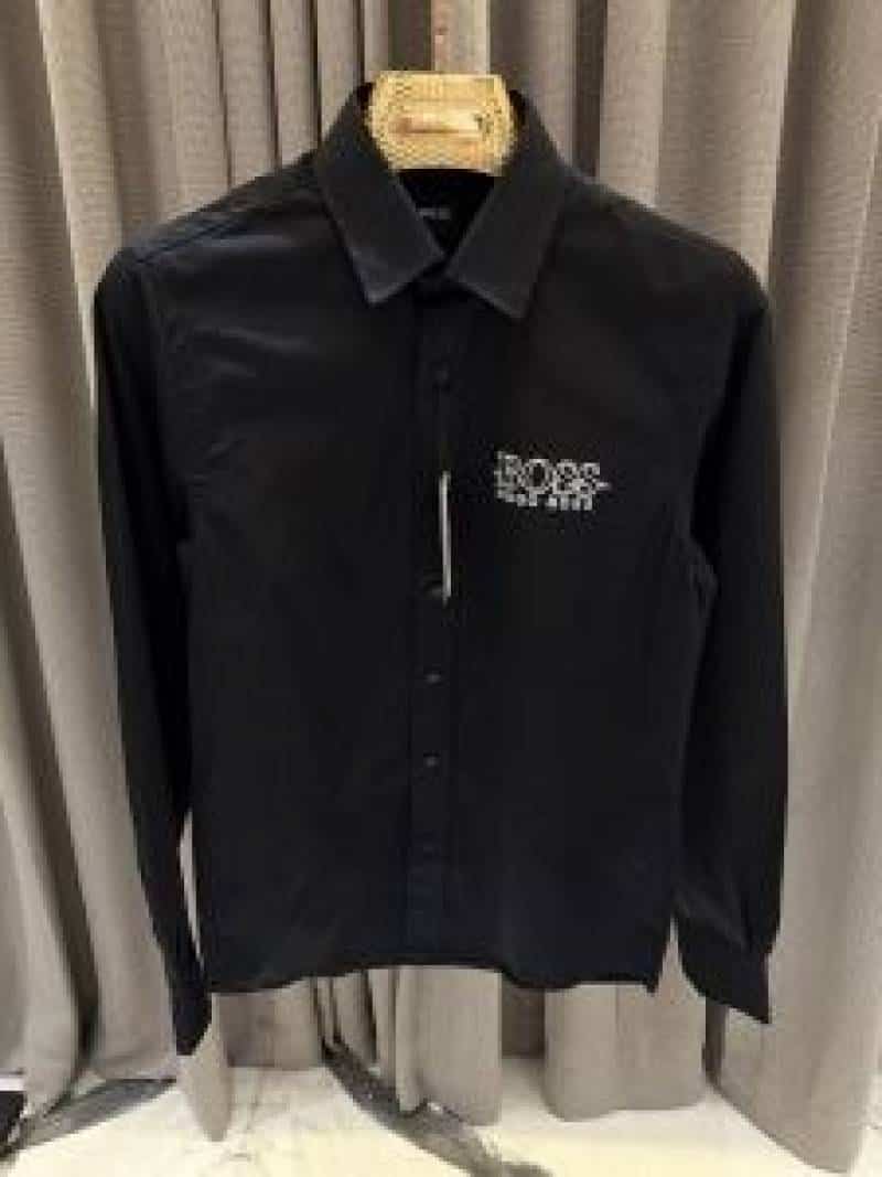 BOSSS OXFORD SHIRTS Black patch