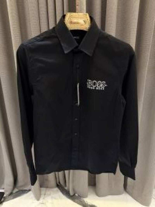 BOSSS OXFORD SHIRTS Black patch