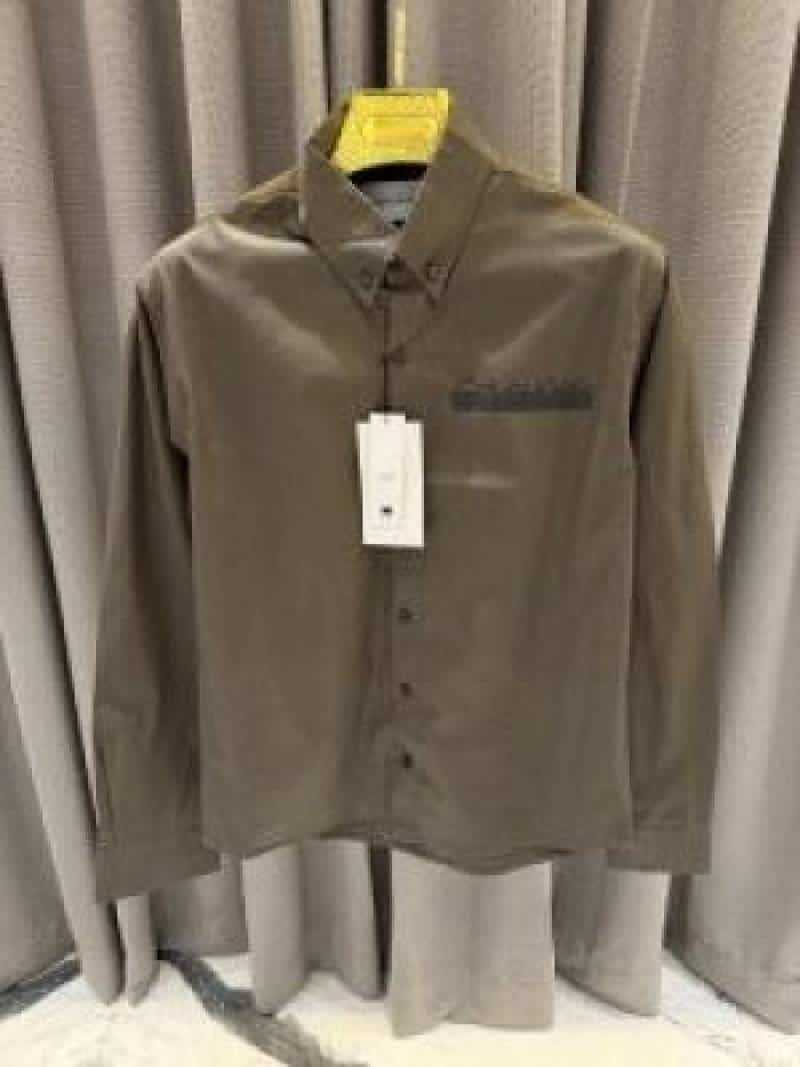 Calvin Klei_n Chest Logo Full Sleeves Shirt green