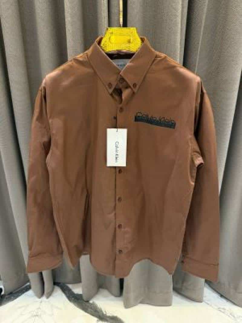 Calvin Klei_n Chest Logo Full Sleeves Shirt Broan