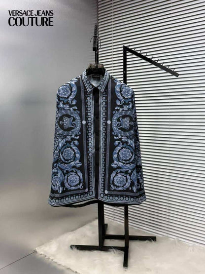 Versace Bandana Couture Box Pack Full Sleeves Shirt Navy