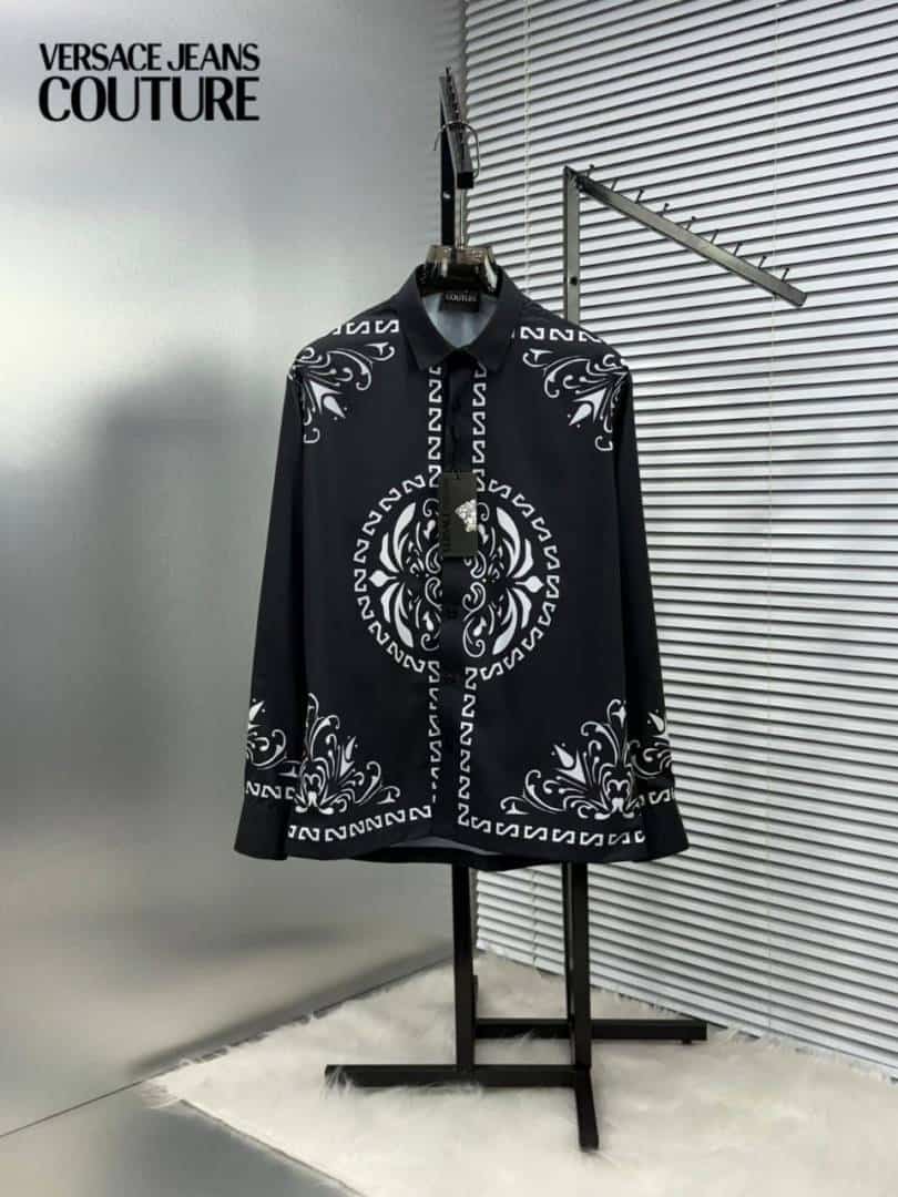 Versace Couture Box Pack Full Sleeves Shirt Black