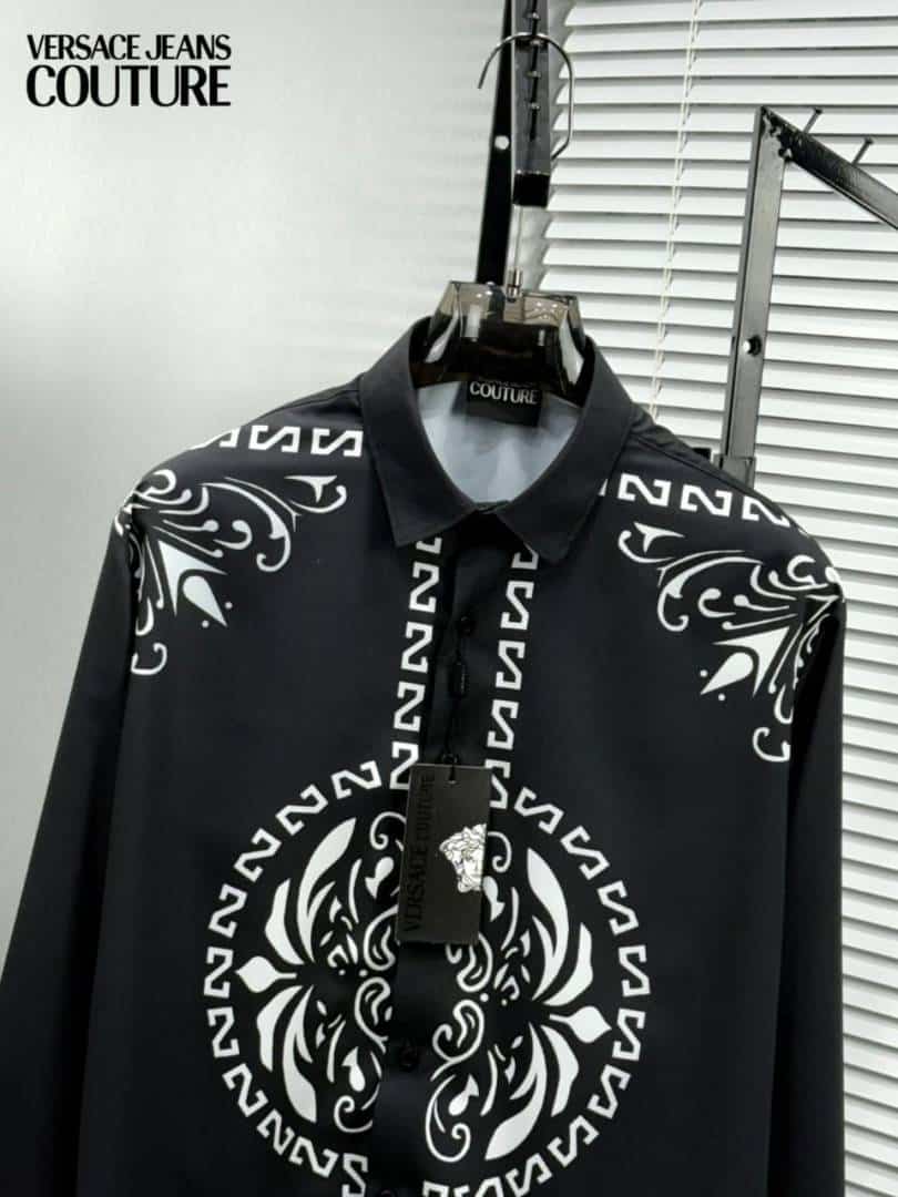 Versace Couture Box Pack Full Sleeves Shirt Black