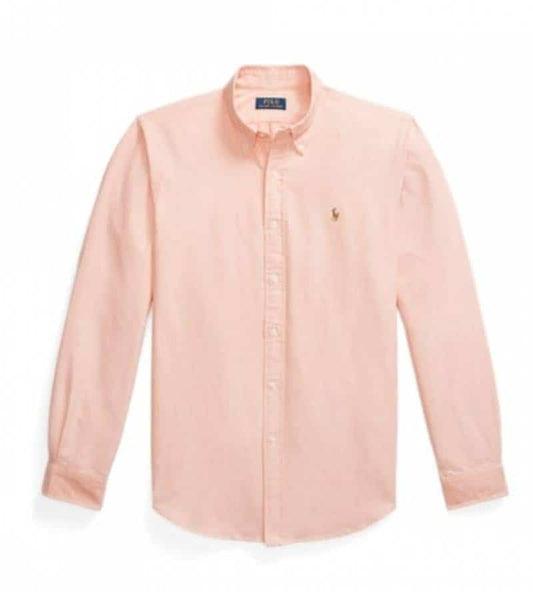 Ralph_Lauren Chest Logo Full Sleeves Shirt Orange