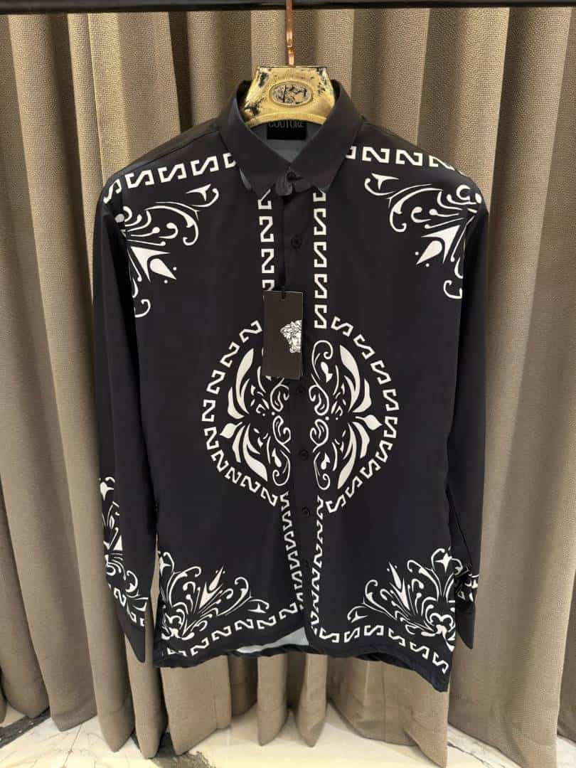 Versace Couture Box Pack Full Sleeves Shirt Black