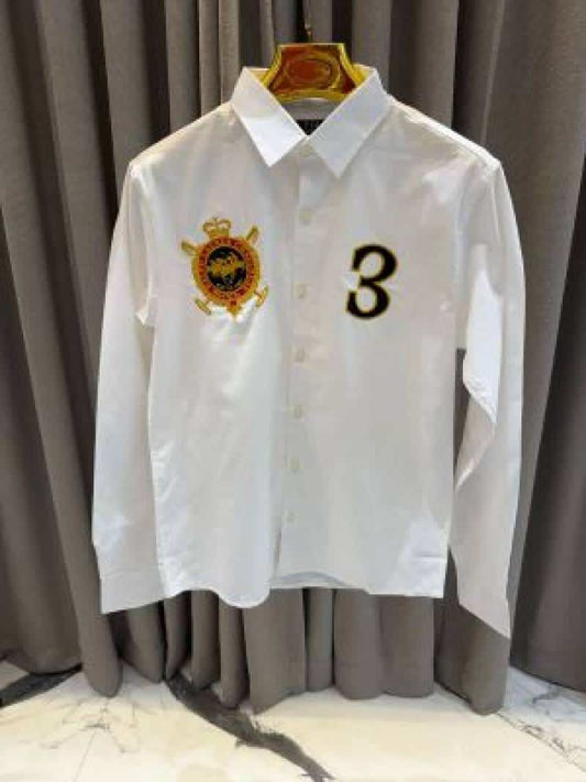 Ralph_Lauren Imported Full Sleeves Shirt White