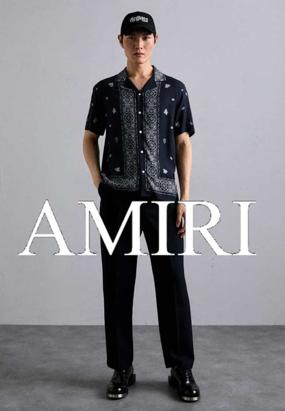 Amir_i Imported Half Sleeves Shirt Black