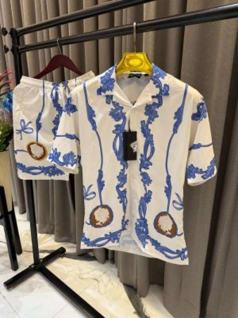 Versace Couture Cord Set White