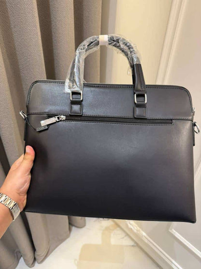 Gucc_i GG Full Monogram Laptop Bag Black G1977