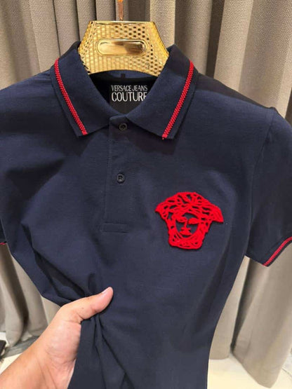 VERSSACE POLO PREMIUME NAVY