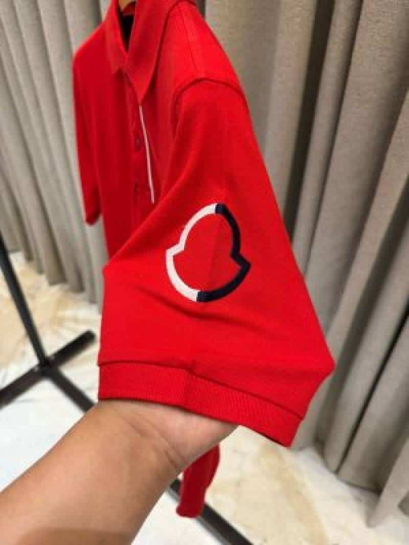 SALE Moncle_r Polo T-shirt Red