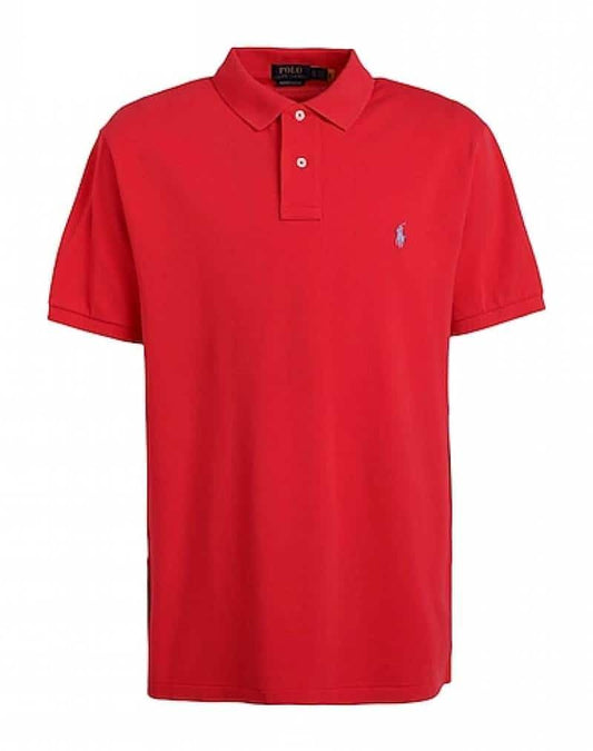 SALE Ralph_Lauren Chest Logo Polo T-shirt Red