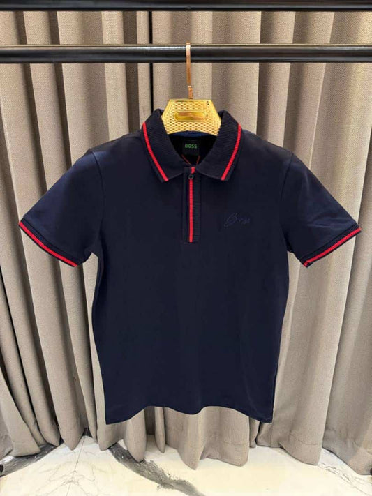 HUGGO BOOSS POLO IMPORTED NAVY