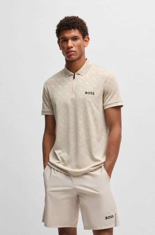 HUGGO BOOSS POLO IMPORTED BROWM